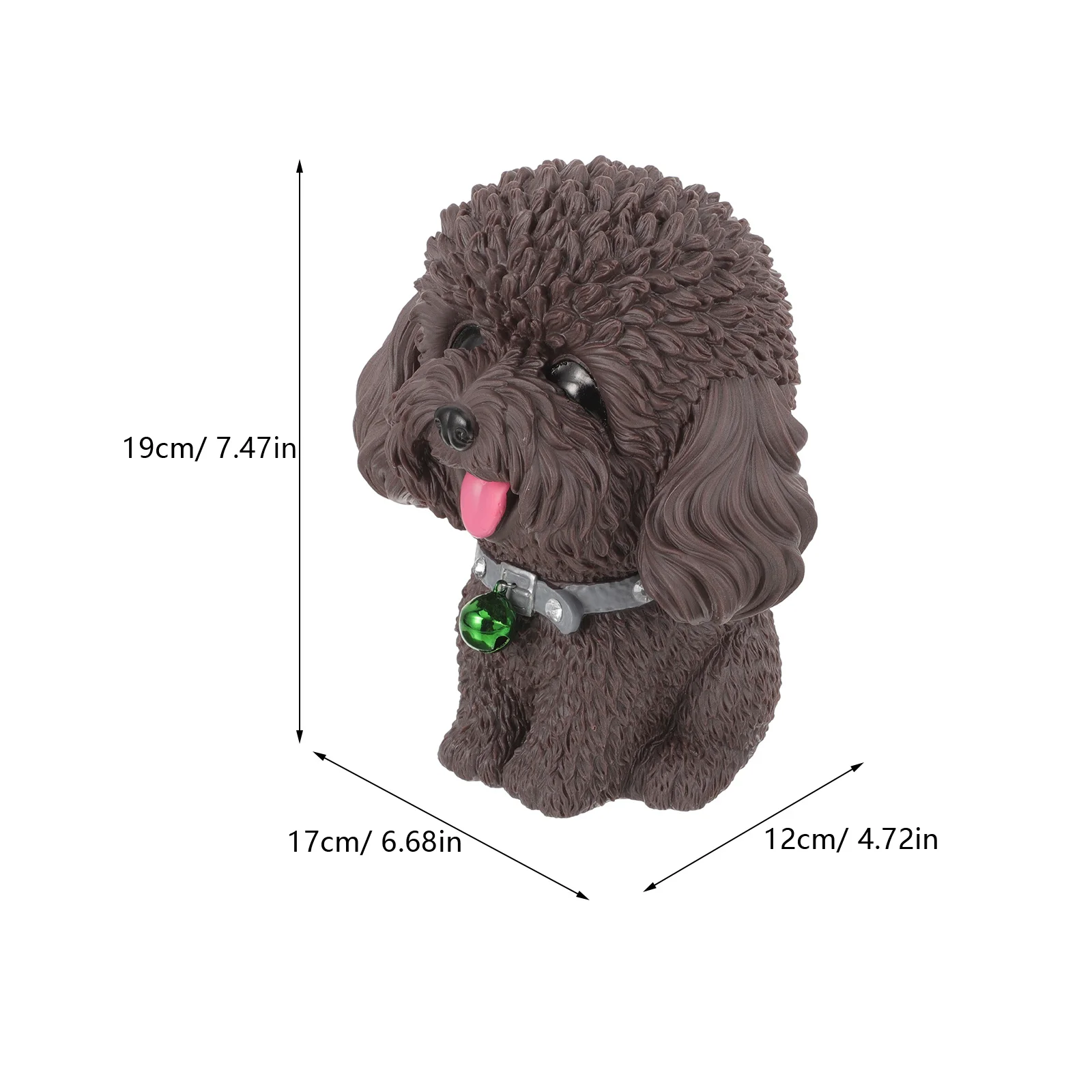 Big Size Dog Shaped Coin Bank Sturdy Vinyl Piggy Bank for Children Saving Change Christmas Stocking Gift Decor