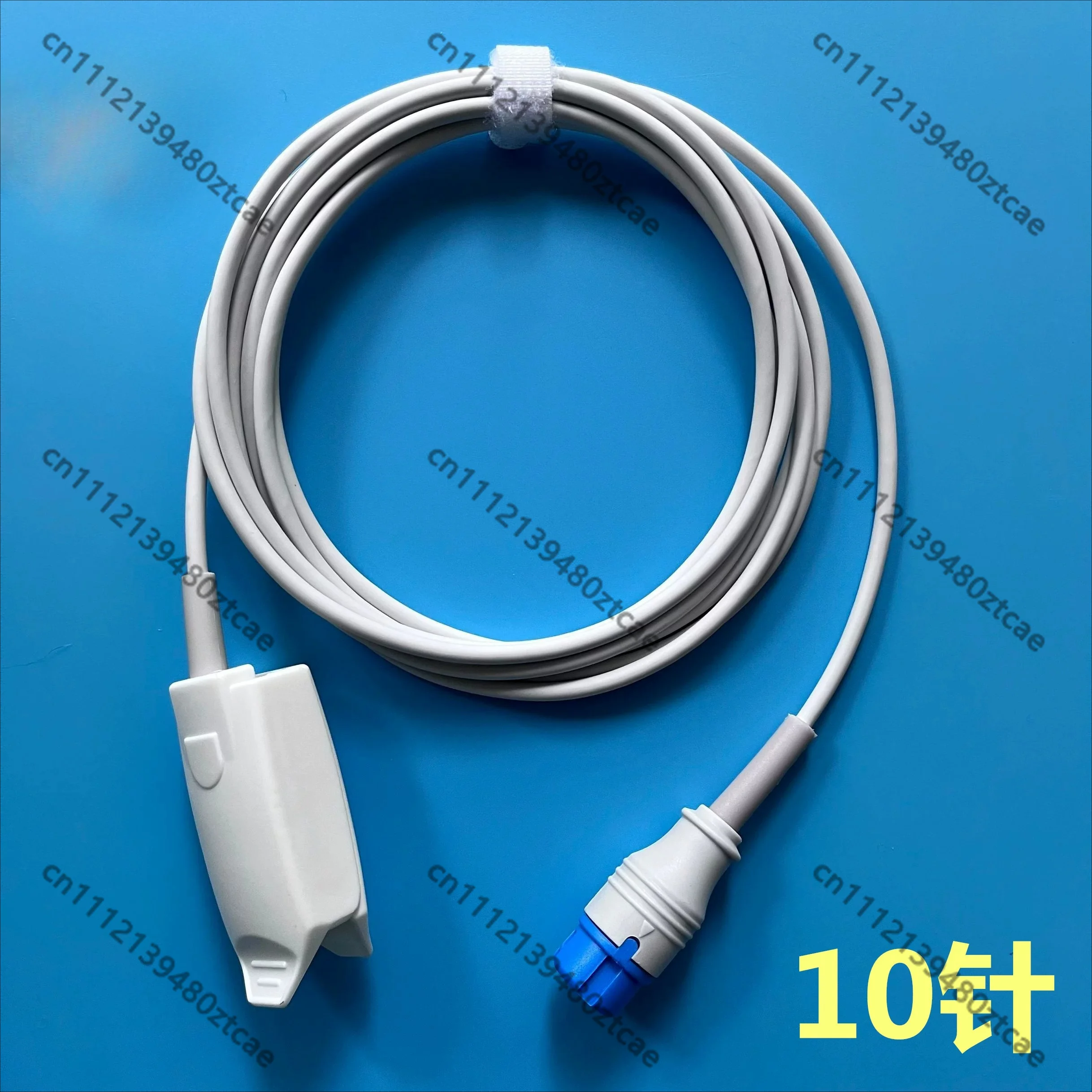 10 Pin SpO2 Probe Adult Finger Clip Pulse Oxygen Sensor Reusable Replacement for Patient Monitor