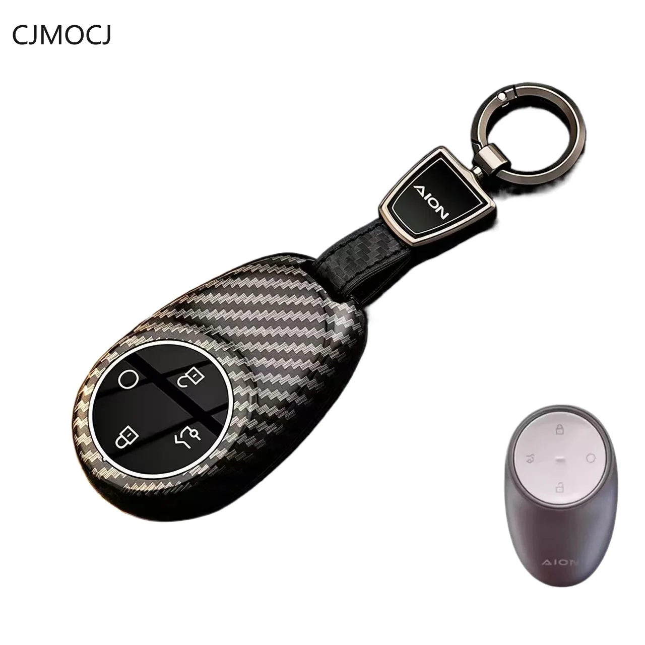 ABS Car Key Case Cover for GAC AION I60 UT RT S MAX N60 V Tyrannosaurus Key Fob Shell Protector Keychain