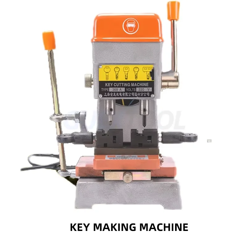 Multi Functional Vertical Key Machine Duplication Machine 368A Manual Punching Inside Outside Milling Groove Accurate Copy Tools