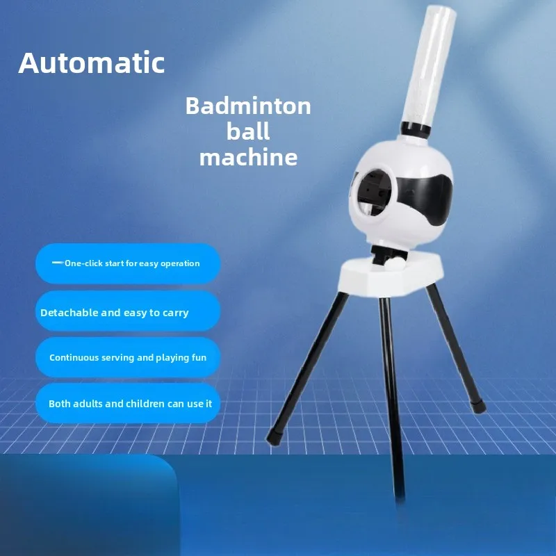 On-site badminton serve machine, portable automatic serve sparring device, beginner training serve toy wholesale