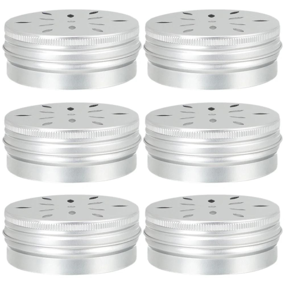 

6 Pcs Dog Training Scent Box Product Nose Holder Boxes Aluminum Can Supplies for Metal Tins with Lids
