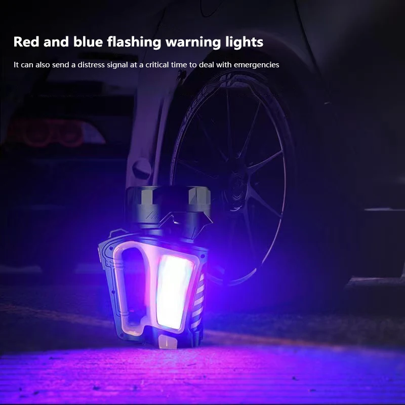 2023 High Power Strong Light Portable Searchlight Home Patrol Mining Lights USB Charging Super Bright Flashlight Long Shot King