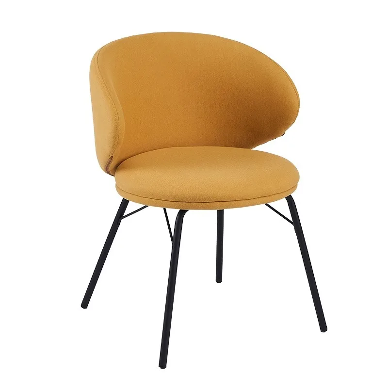 

Soft bag dining chair household leisure modern simple restaurant hotel negotiation back chair small apartment