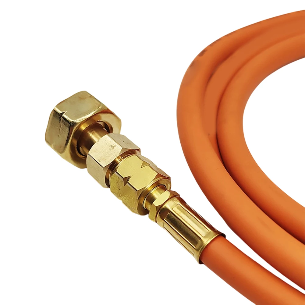 Sturdy Copper Welding Torch with 2 Meter Hose for Sheet Metal Shaping High Temp Heating Charcoal Lighting and Cooking