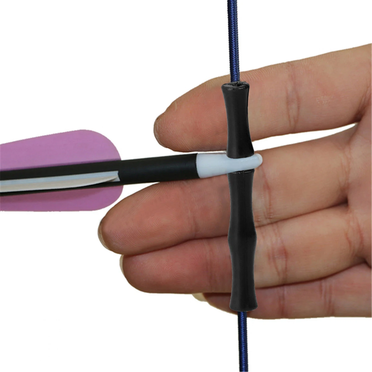 

Black Protective Tab Hunting Recurve Accessories Supplies Finger Saver Accessories Finger Saver