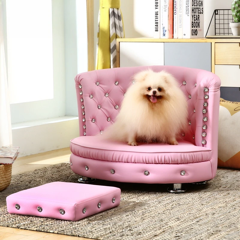 Diamond-encrusted small sofa, universal in all seasons, free of dismantling, washing and scratching