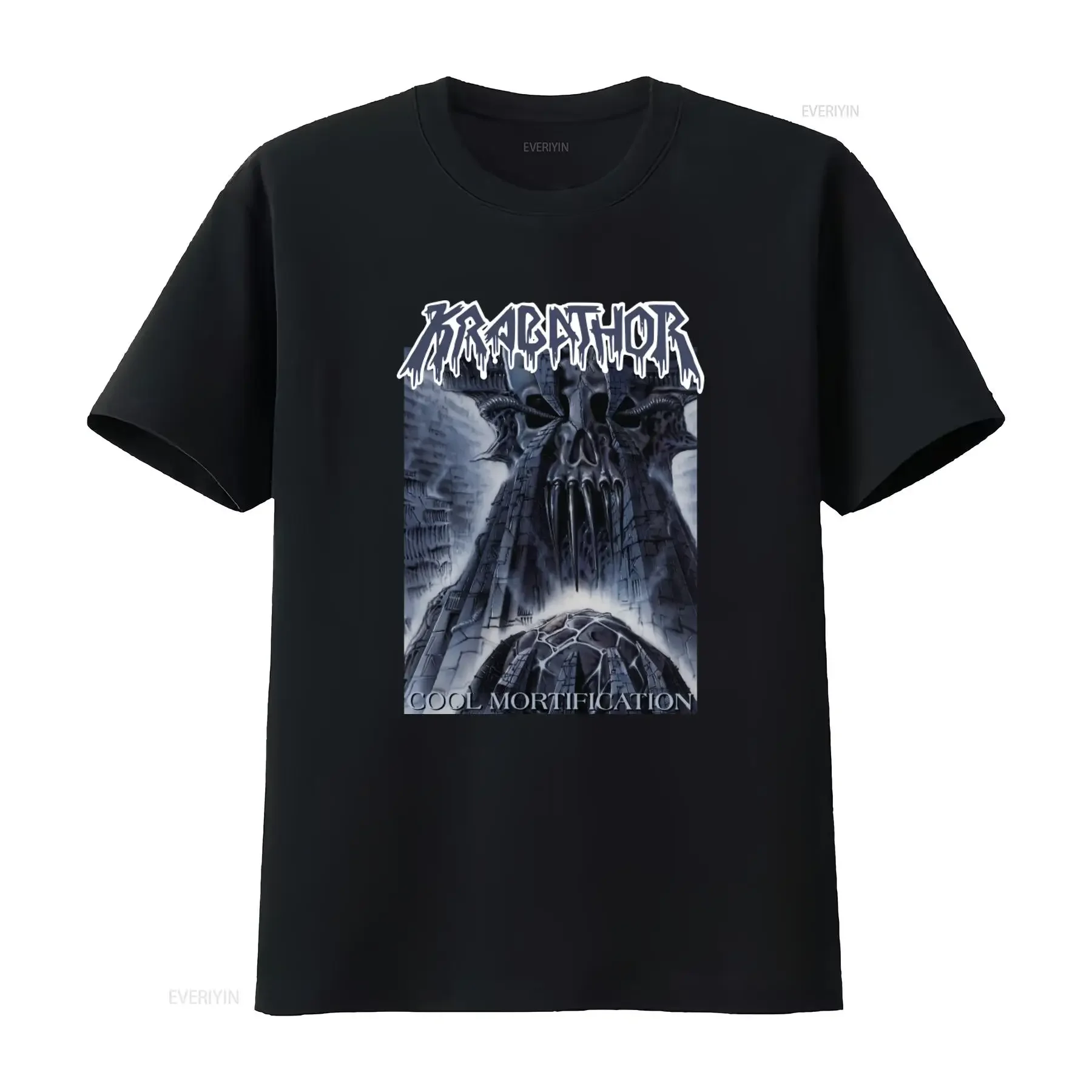 New Dtg T Shirt Krabathor Cool Mortification Gothic Skull Design Size S 7XL vintage Washed Comfortable Casual Unisex Stretched
