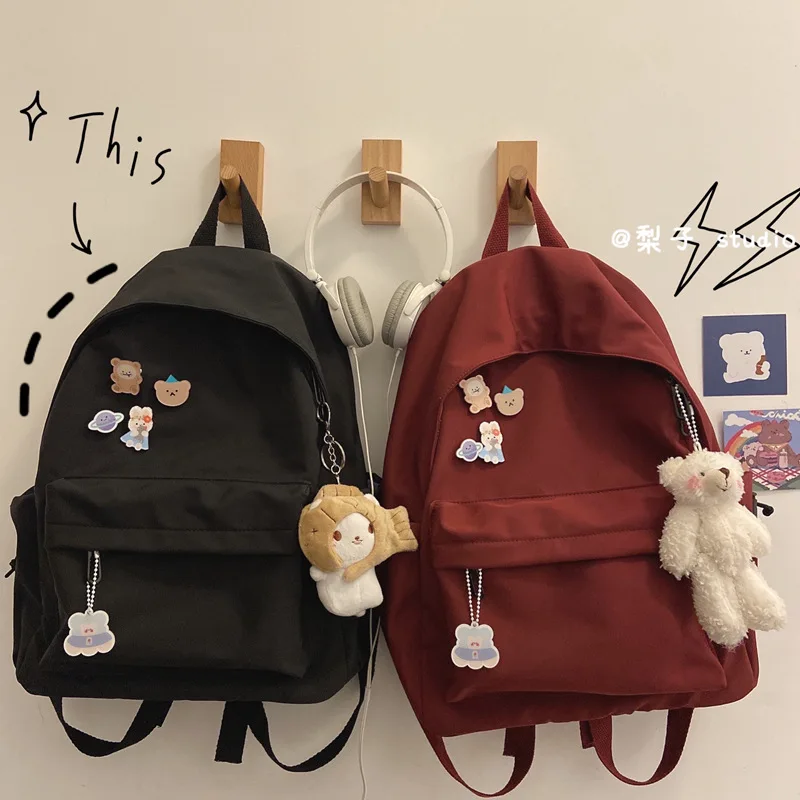 Japanese High School Girls Mini Backpack 2023 New Kawaii School Bags for Teenage Girls Travel Backpack Women Cute Female Mochila