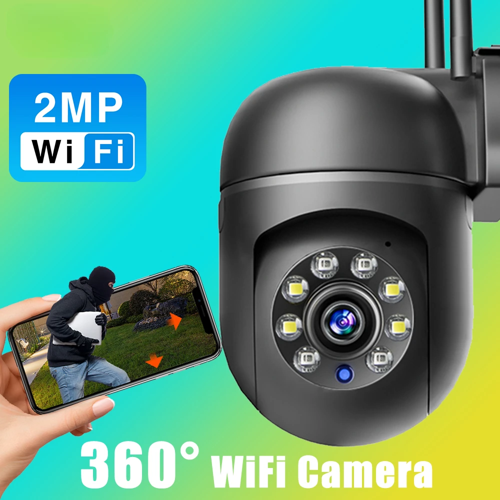 

1080P Camera outdoor wifi camera outdoor waterproof auto tracking wifi surveillance camera in home protection with night vision