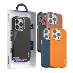 2023 Wholesale BLUEO Premium PU Leather Phone Case Mobile Case with Magnetic for iPhone 15 14 Pro Max