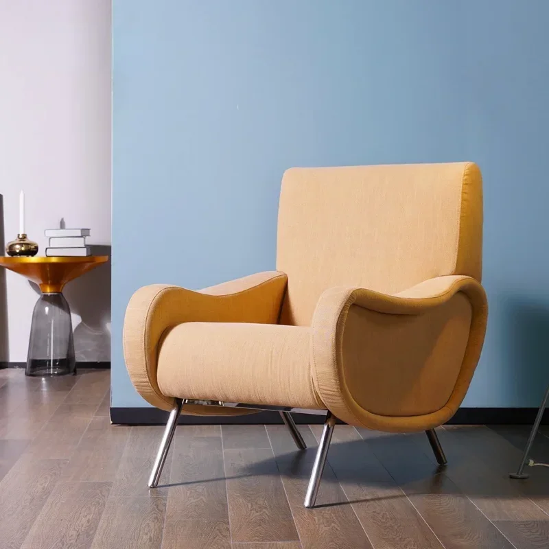 

TT Nordic Single-Seat Sofa Chair Light Luxury and Simplicity Modern Living Room Lazy Fabric Leisure Chair Creative Personality