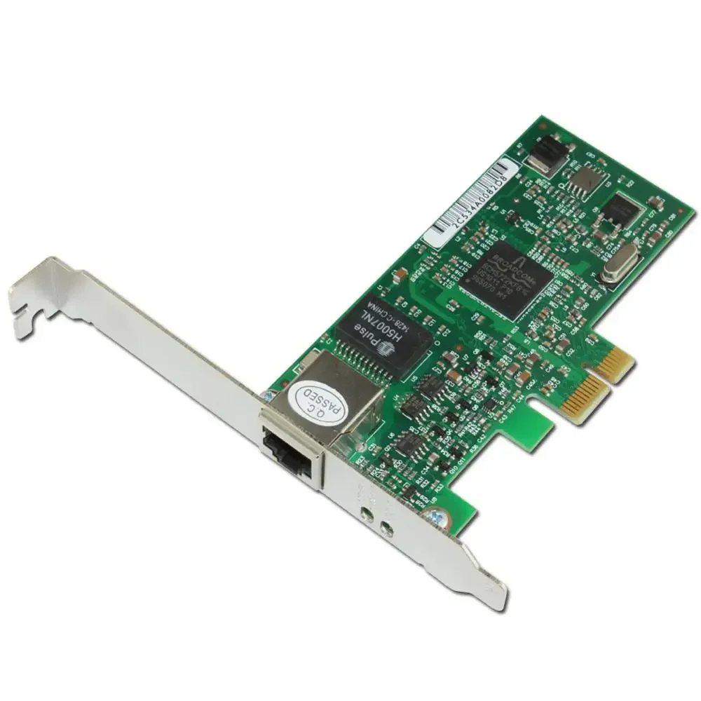 

Сетевая карта WY5722T1 PCI-E X1 Gigabit Ethernet 10/100/1000 Мбит/с, проводная Ethernet LAN-карта для серверов ISCS, на базе Broadcom BCM5722