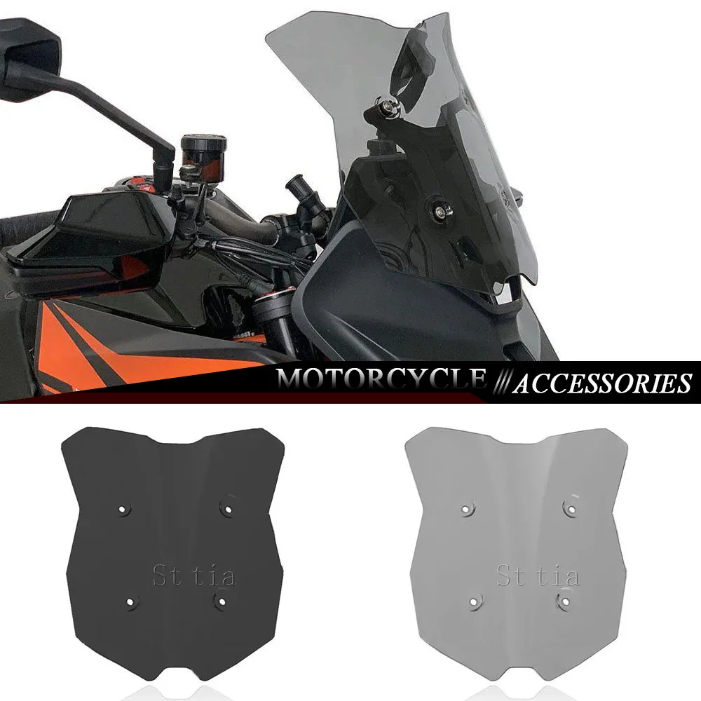 

For 1290 SUPER DUKE GT 2019-2023 2024 1290 Super Duke GT Motorcycle Windscreen Sports Windshield Front Windscreen Wind Deflector