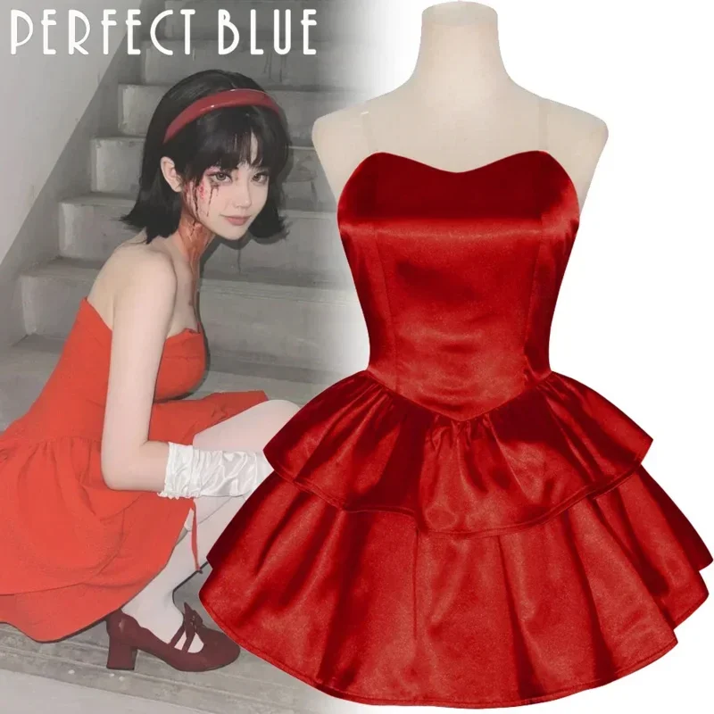 Sn88 anime perfect blue kirigoe Mima cosplay costume adult women full set Halloween carnival costume accessories % #2 @