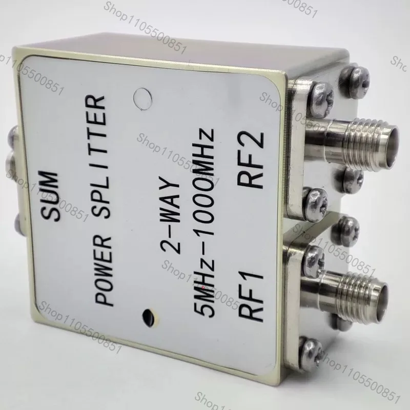 One-to-two power splitter 5MHz-1000MHz RF power splitter,  broadband design, low insertion loss