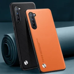 Luxury PU Leather Case For OPPO Find X2 Lite X2Lite Back Cover Matte Silicone Protection Phone Case For OPPO Reno 3 5G Reno3 K7