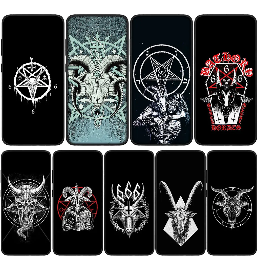 Satanic Skull Soft Casing for Huawei Nova 3i 3 5t 2i 2 4E 7 SE Mate 10 20 P20 P30 Pro P10 Lite Phone Cover Case