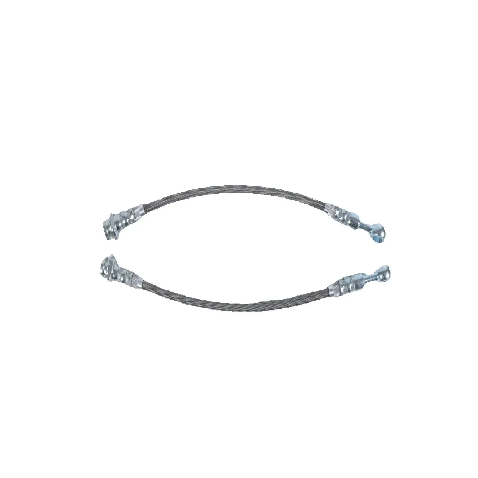 270 مللي متر مضفر خط الفرامل خرطوم مجموعة الخلفي اليسار واليمين لنيسان باترول GQ Y60 1988-1997 H1717SSPAIR #4