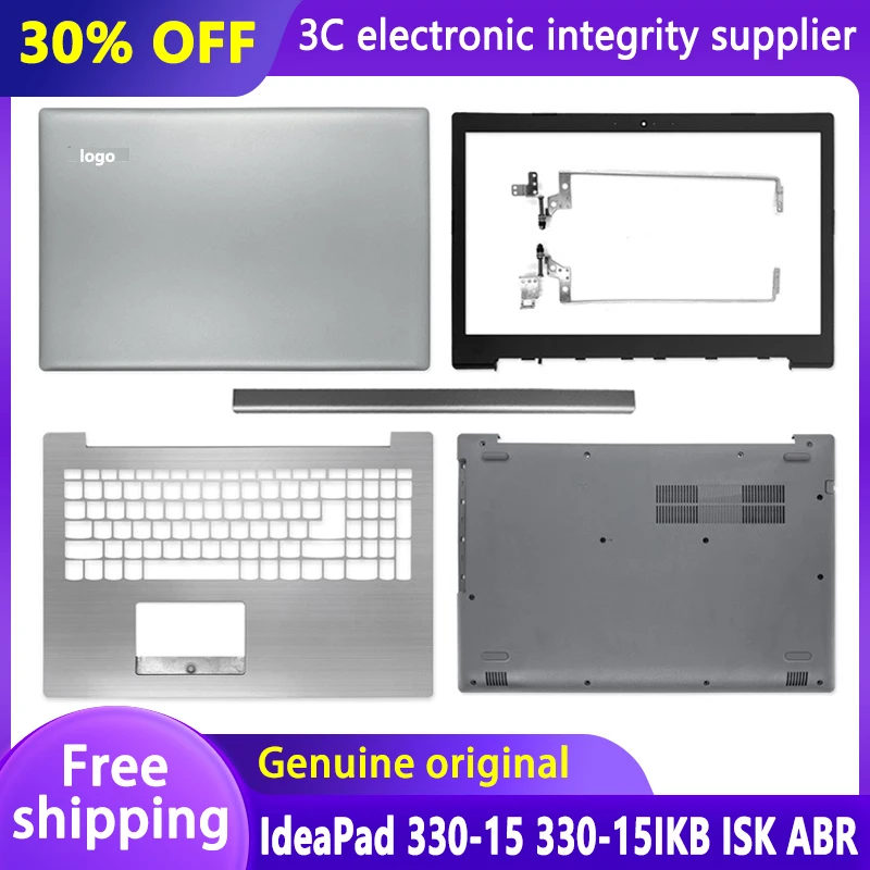 

Новинка для ноутбука Lenovo IdeaPad 330-15 330-15IKB 330-15ISK 330-15ABR задняя крышка ЖК-дисплея Передняя панель Упор для рук Нижняя крышка клавиатуры