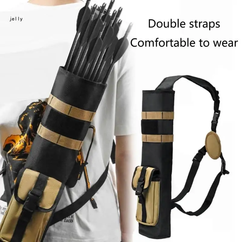 Light weight Back Arrows Adjustable Arrows Backpacks Bag Arrows Holder Shoulder Hanged Adjustable 448C