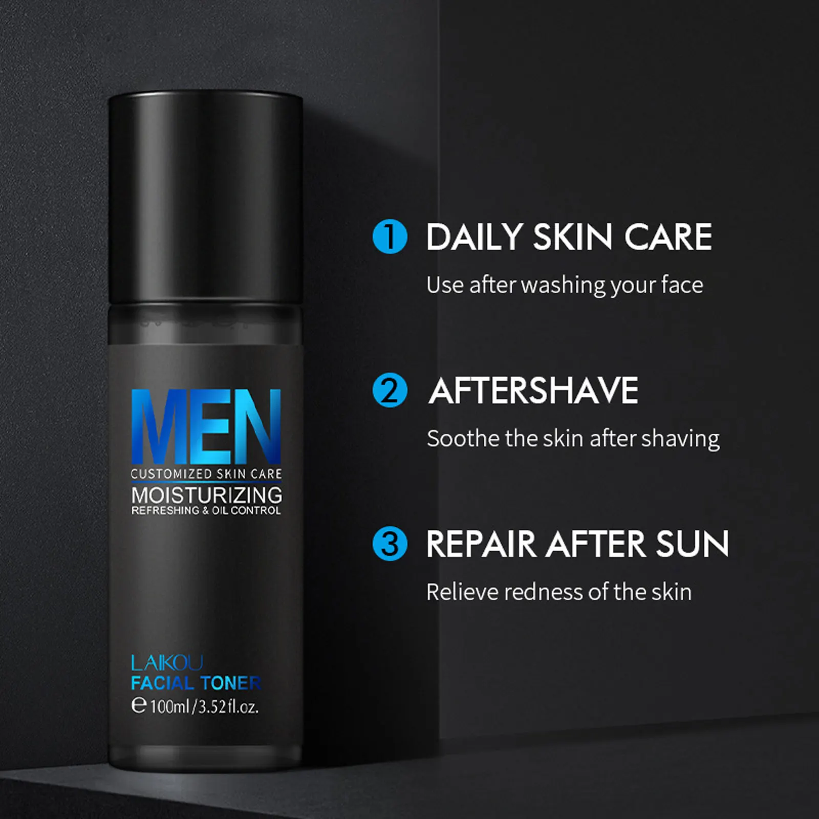 

Men's Toner Hyaluronic Acid Moisturizing Oil Control Pore-Refining Korean Skin Care Product