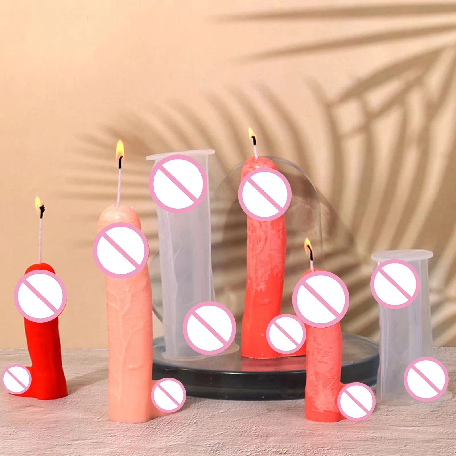 القضيب قالب من السيليكون سيليكون رجل الأعضاء التناسلية قالب شمع قوالب قابلة لإعادة الاستخدام صياغة شمعة معطرة الصابون الراتنج صياغة هدايا مضحكة