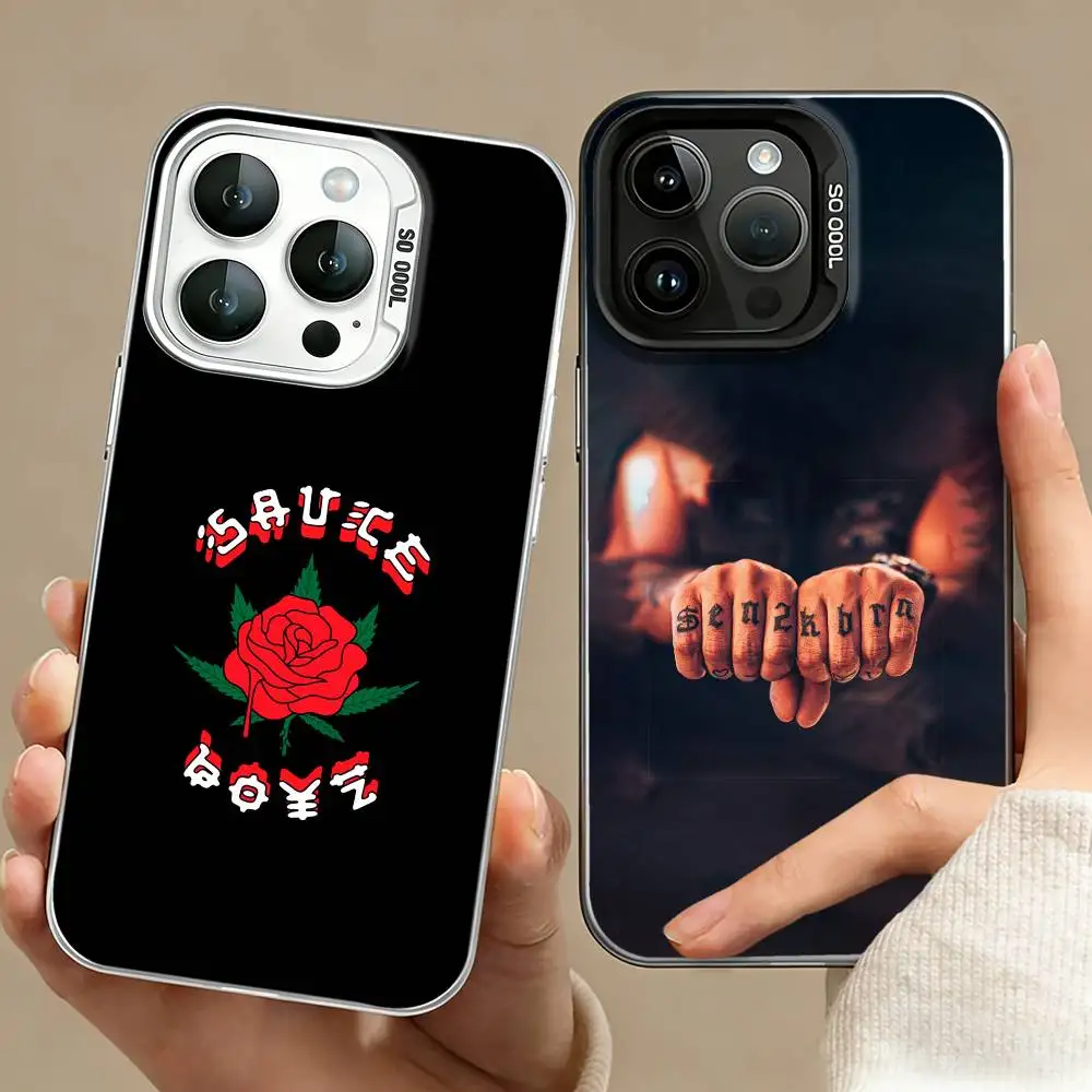 

E-Eladio Carrion Sauce Boyz Phone Case For iPhone 17,16,15,14,13,12,11 Plus,Pro Max,XS,Colored silver phone case