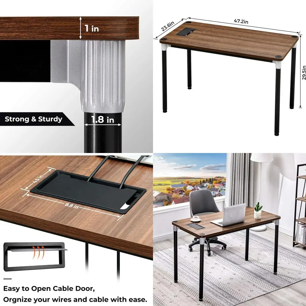 47 Modern Walnut Ho…