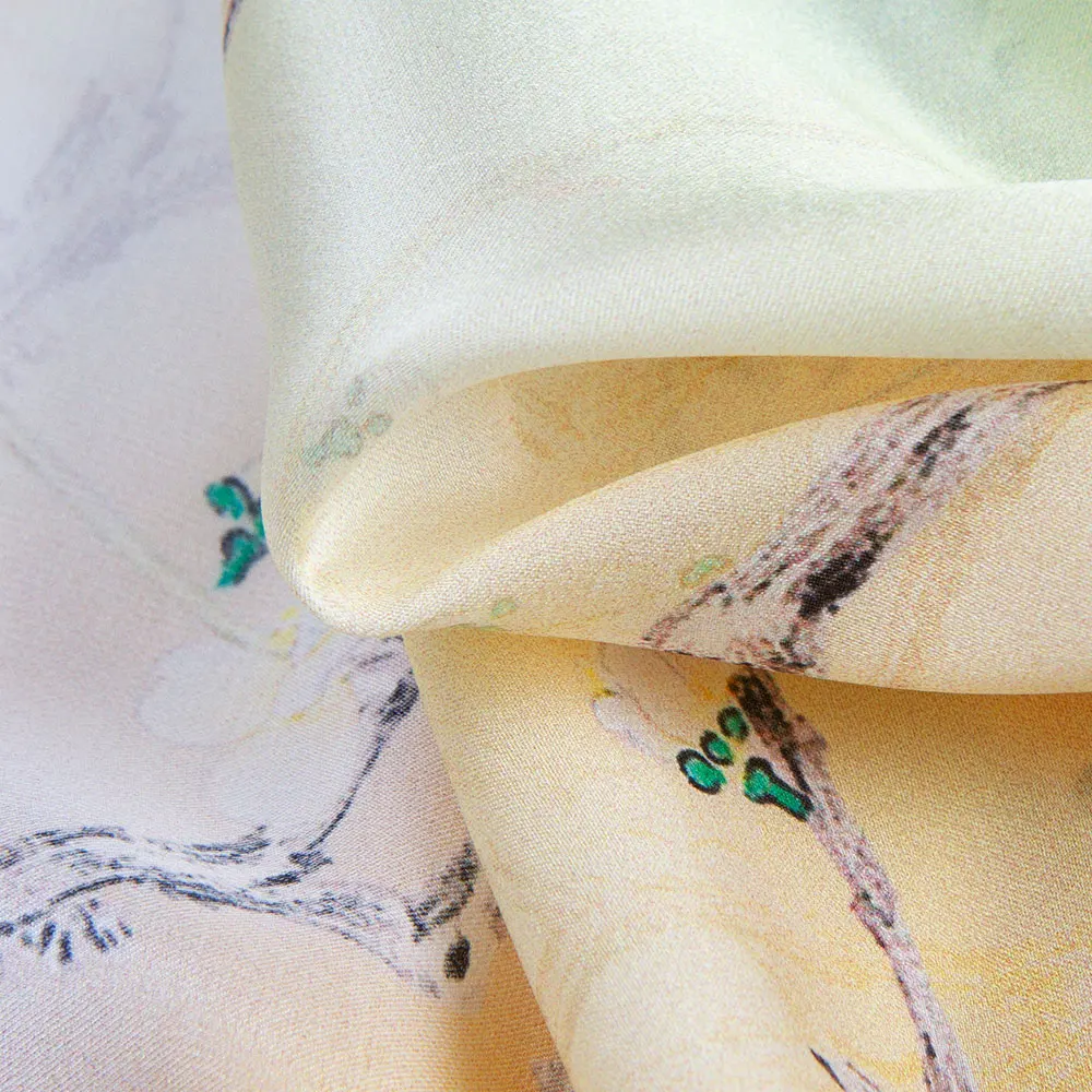 100% Pure Silk Scarf Women Shawl Top Designer Pashmina Long Thick Silk Wrap Luxury Gift for Lady