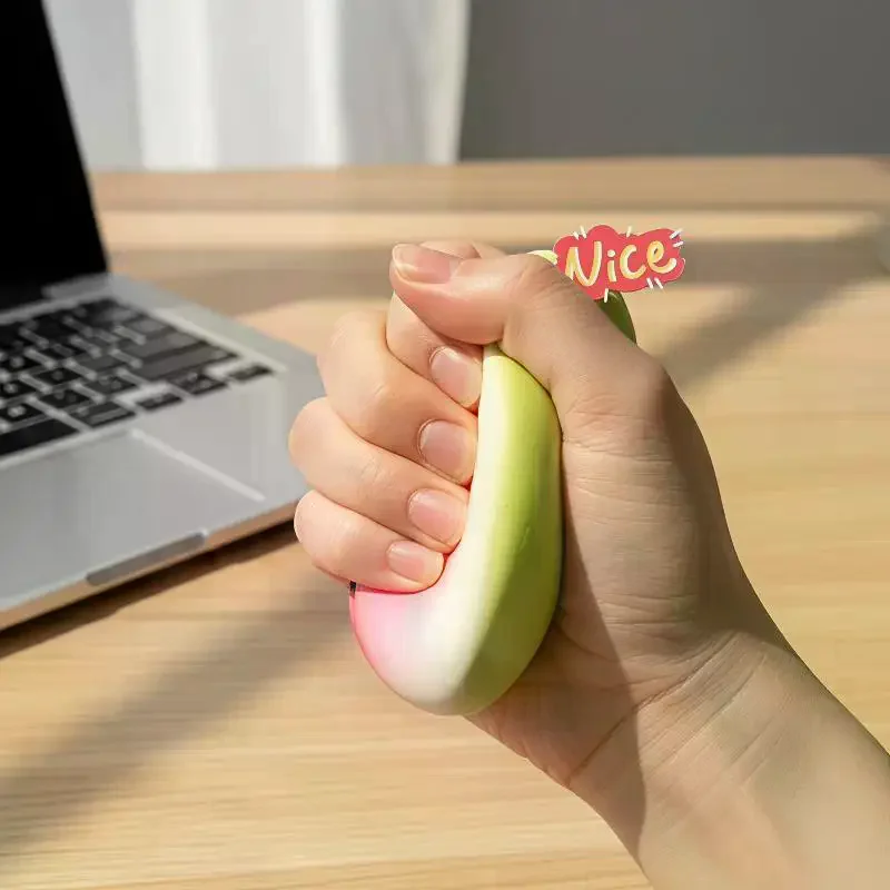 

Watermelon Shaped Toy Soft Slow Rebound Adorable Design For Kids Gifts Party Favors Office Stress Relief