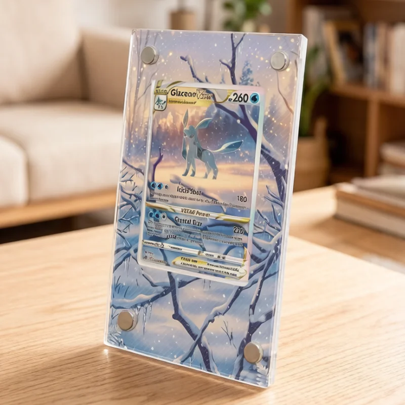 display-de-arte-anime-para-pokemon-glaceon-raikou-leafeon-presentes-para-fas-de-jogos-e-anime-estojo-protetor-de-acrilico-para-chaveiro-sem-carcaca