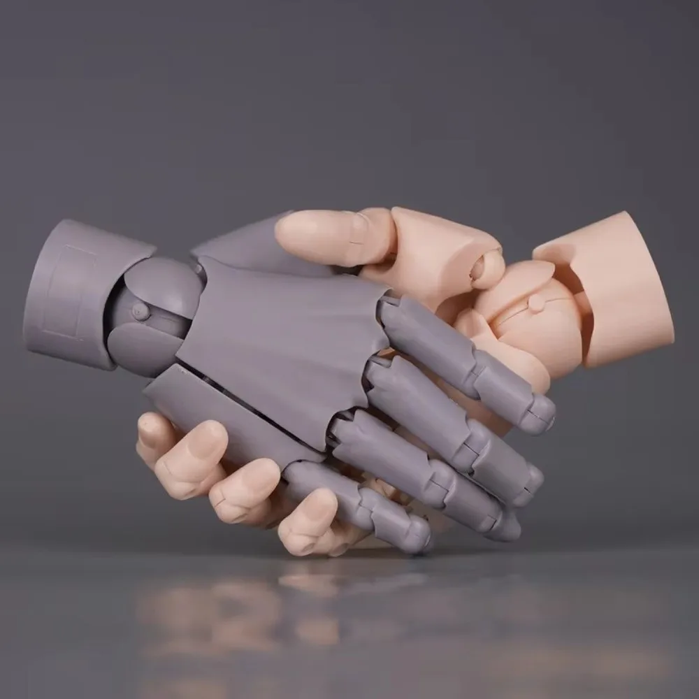 1:2 Scale Human Hand Model Mini Size Movable Joints Palm Model Twisted Egg Design With Posable Fingers Movable Finger Joints view 2