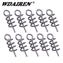 Hot Sell Fishing Hook Soft Bait Spring Centering Pins Fixed Latch Needle Spring Twist Crank Lock For Soft Lure Latch Accessories