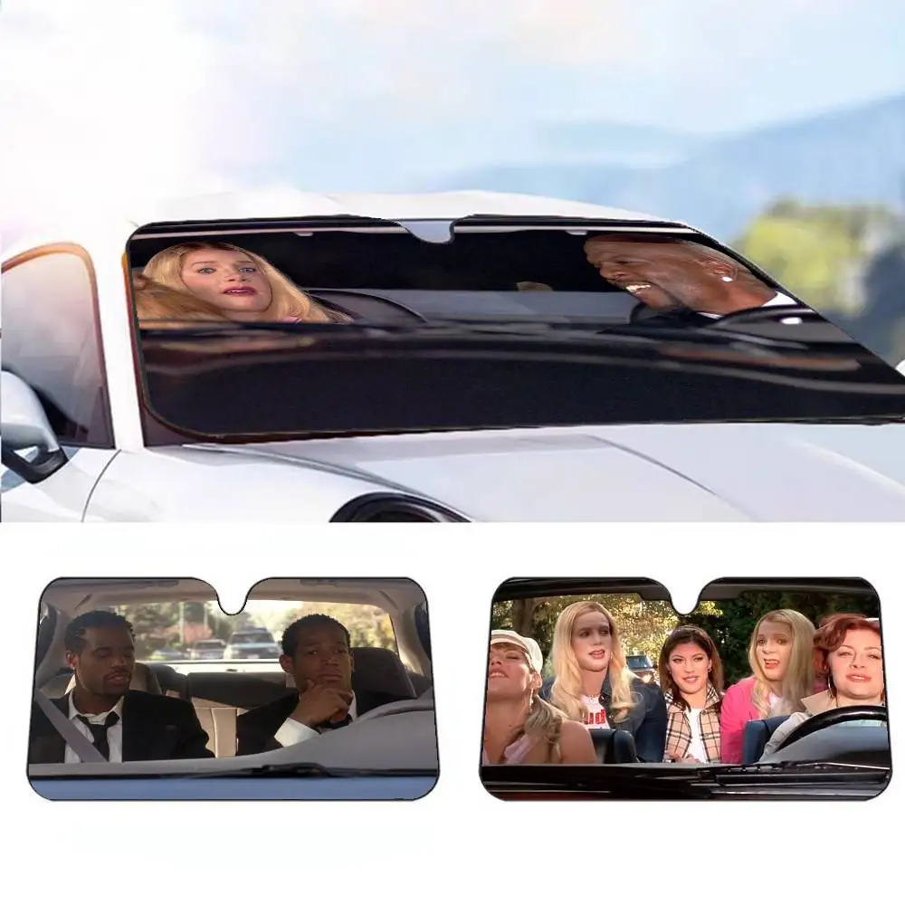 

Фильм W-White Chicks Автомобильный солнцезащитный козырек Зонтик Солнцезащитный козырек на лобовое стекло автомобиля Защита от ультрафиолета и внутренний охладитель