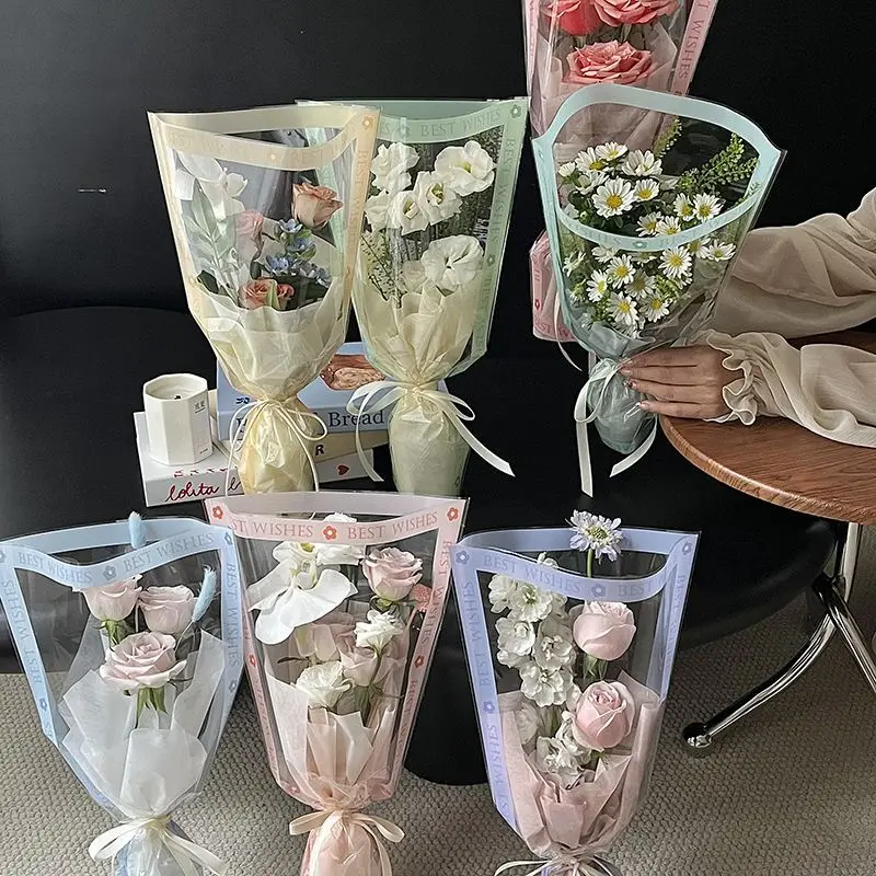 

Sweet English Bouquet Multiple Bags Single Bag Handmade DIY Flower Packaging Floral Materials Dedicated for Gift Decoration