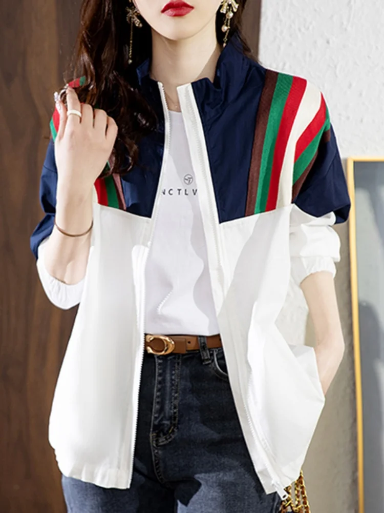 Fashionable Large Size Baseball Jacket Women's Short Outerwear Early Autumn 2026 New Style Commute Windbreaker Zipper Design