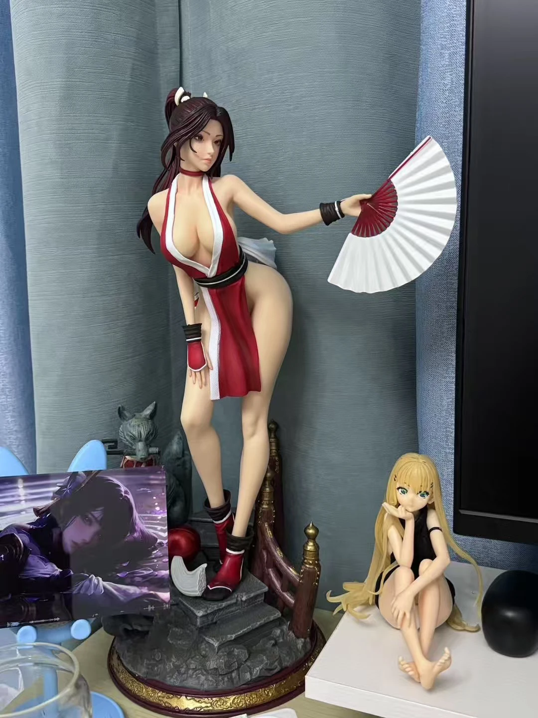 Kokoro Dance Figure Collectible Game Anime Statue Clay Included Trendy Teenage Girl Sculpture Punching King Series PVC Material