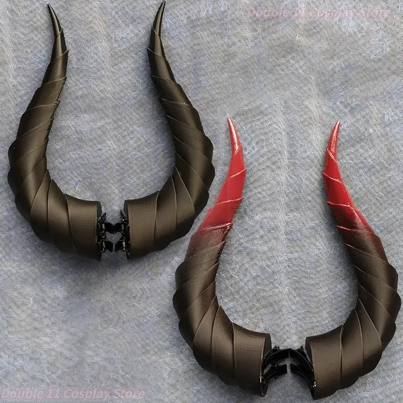 

Halloween Monster Cosplay A Pair Of Hair Clips Demon Devil Horns Succubus Headwear Carnival Headdress Props