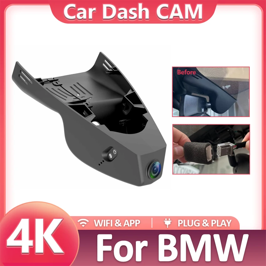

4K HD 2160P Plug and play WIFI Car DVR Video Recorder Dash Cam For BMW 330i 320d 330d G20 G21 X5 i4 40i 30d 40d G05 X7 G07 840i