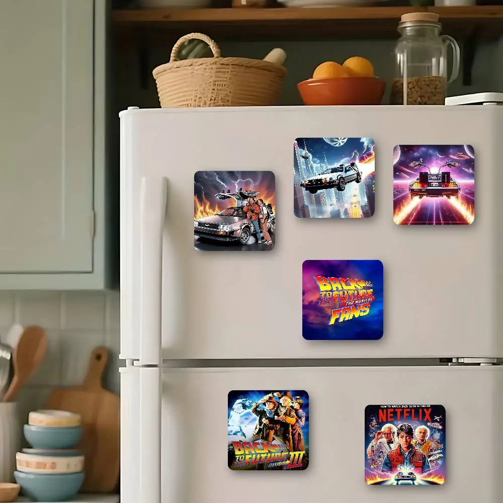 Back To The Future Refrigerator Magnets Cute Cartoon Magnetic Personality Decorations Creative Gifts