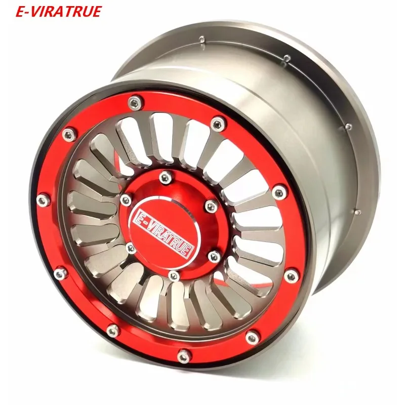 E-VIRATRUE Wide Rear Aluminum Wheel For HPI 5B/5T/Losi 5T/5B/Losi DBXL 1/5 1pcs