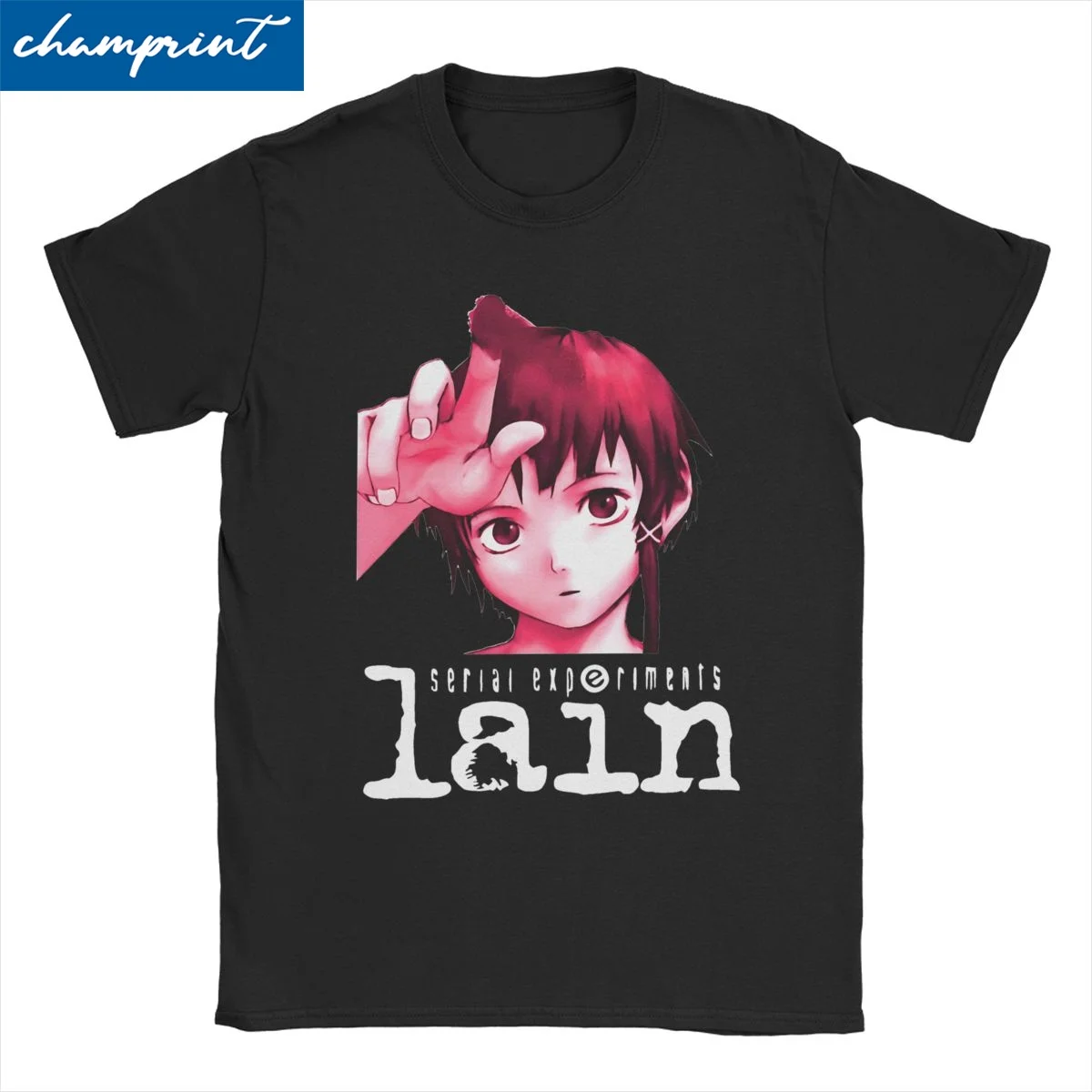 Serial Experiments Lain 3 Men Women T Shirts Anime Lwakura Sci Fi Manga Amazing Tee Shirt T-Shirts 100% Cotton Gift Idea Tops