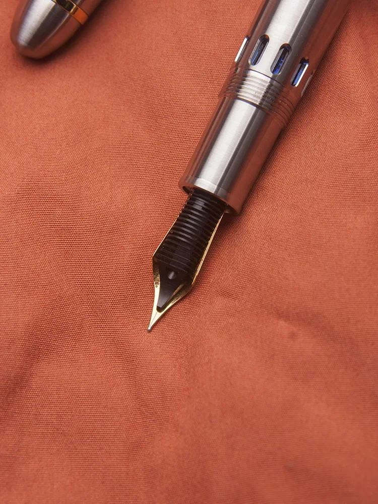 Majohn ti-136 vulpen van titaniumlegering luxe schrijfpen_voghion.com