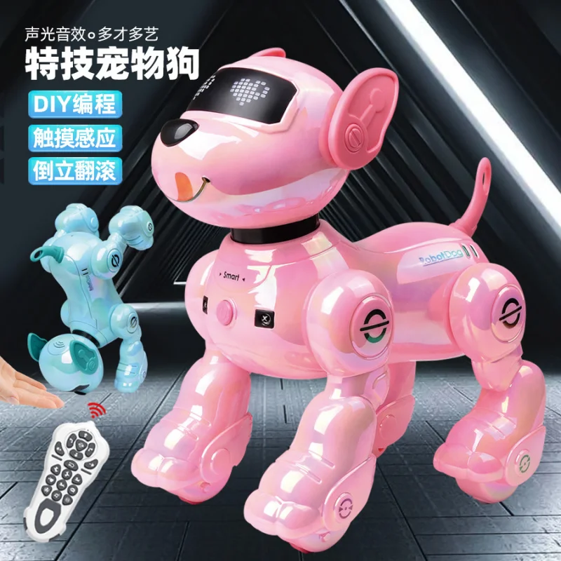 New Remote Control Stunt Robot Dog Programmable Pet Dog Dancing Robot Children's Toy