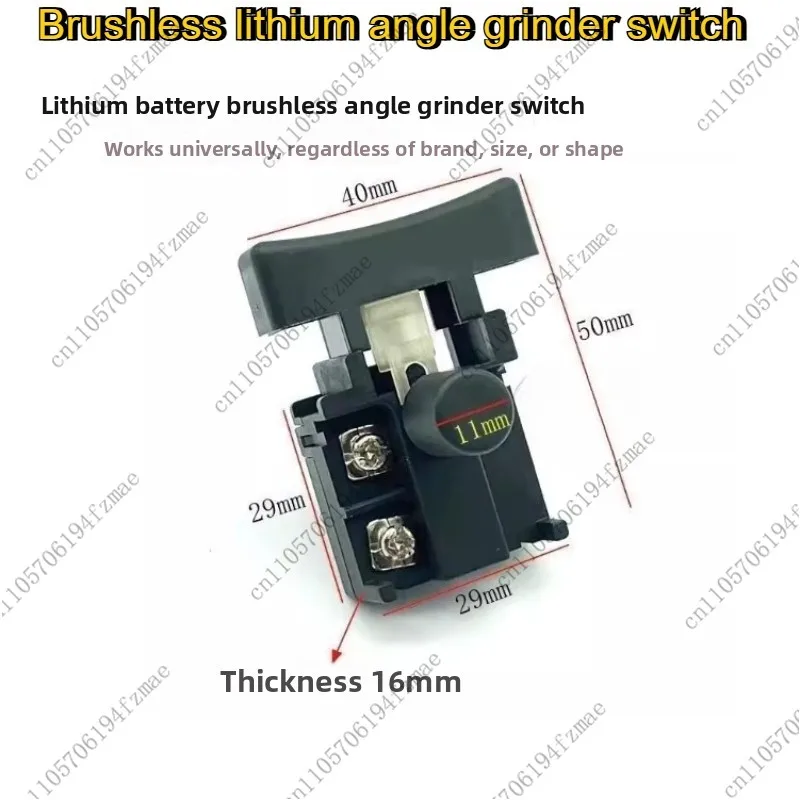 3pcs Universal Brushless Lithium Angle Grinder Switch Multi-Function Cutting Machine Button Accessories