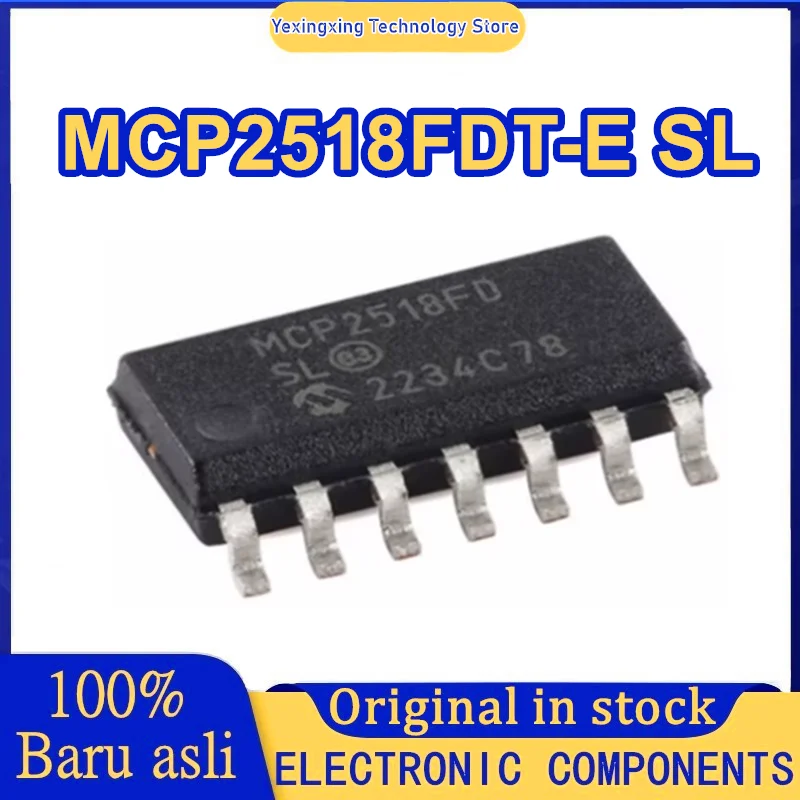 5PCS/LOT MCP2518FDT-E/SL MCP2518FD MCP2518 2518 SOP-14 100% New Original In Stock
