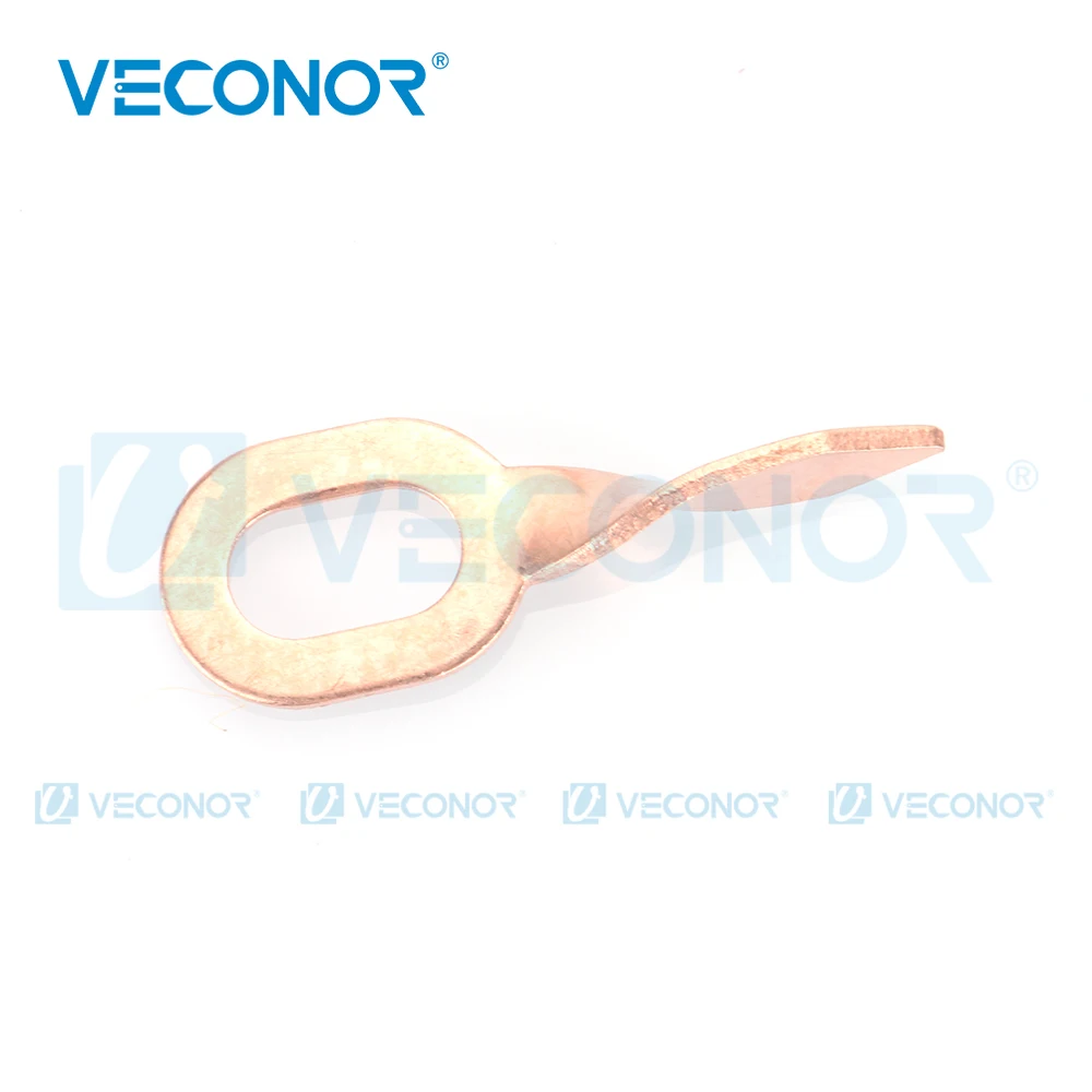100pcs Twisted Dent Pulling Rings Hook Washer Stud Welding Kit Car Spotter Welder Comsumables Accessories Folded Oval Pull Pads