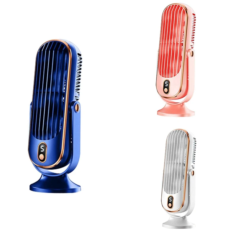 720 °   Ventilador de torre sin aspas plegable, ventilador silencioso oscilante con 5 modos, eficiencia energética para dormitorio y oficina