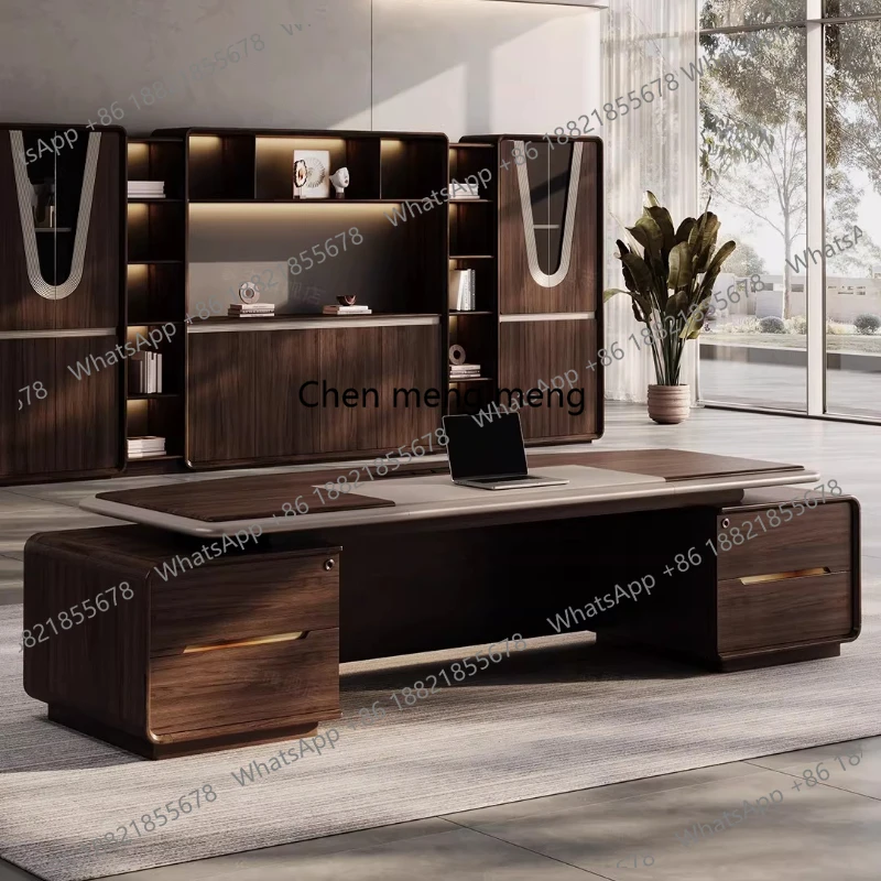 Conference Multifunctional Office Desk Reception Wooden Office Desk Organizers Storage Escritorio Oficina Commercial Furniture